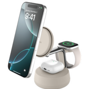 BELKIN UltraCharge Pro 3-in-1 Magnetic Charging Dock with Qi2 25W