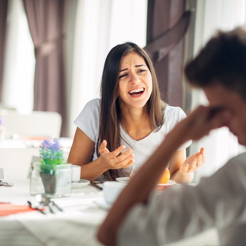 Desperate woman begging.Emotional problems.Relationship issues.Breaking up.Confession,telling truth.Angry female   fighting with partner.Bad discussion.Abusive marriage.Serious conflict.Explaining